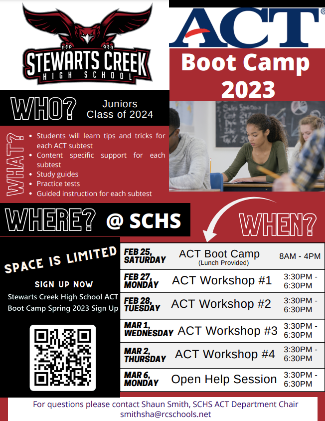Boot camp info